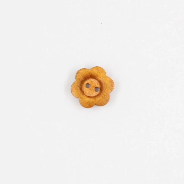 Holzknopf Blume | 1 Stück - Stofftime