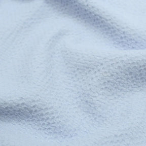 Jacquard Baumwolle Wabenstruktur | Hellblau - Stofftime