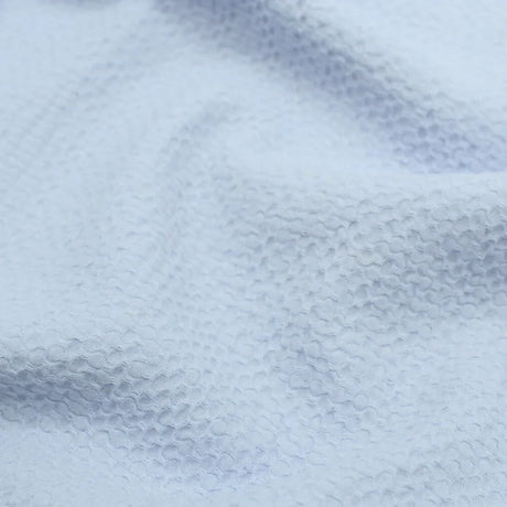 Jacquard Baumwolle Wabenstruktur | Hellblau - Stofftime
