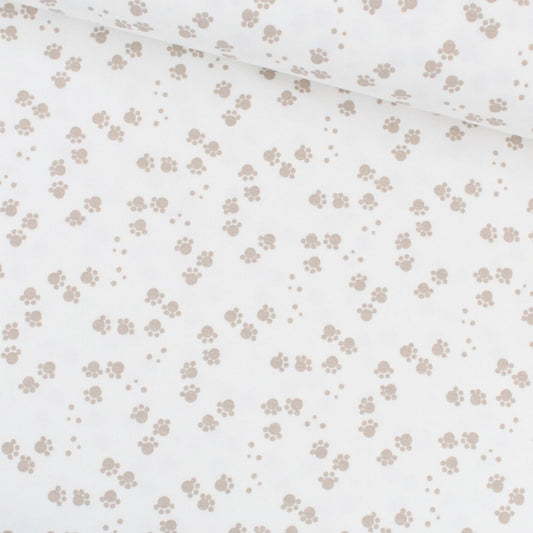 Jersey Kleine Pfoten | Ecru - Stofftime