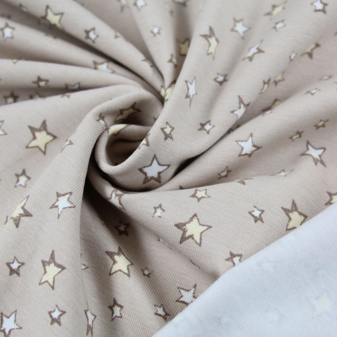 Jersey Sterne | Sand - Stofftime