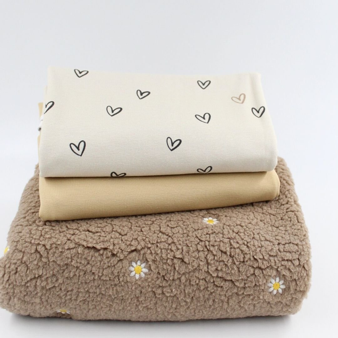Jersey Stoff „Kleine Herzen“ - Stofftime