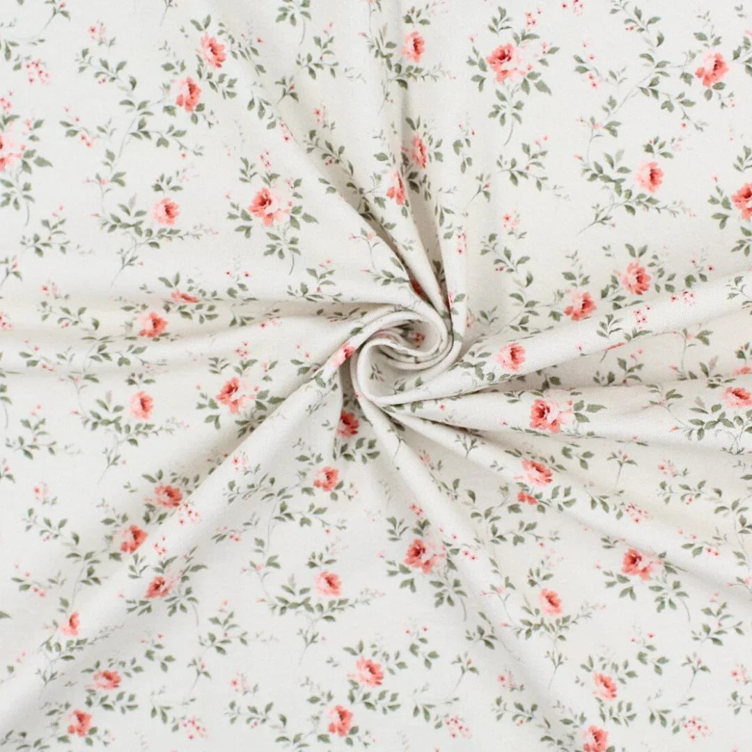 Jersey Stoff „Kleine Rosen“ - Stofftime