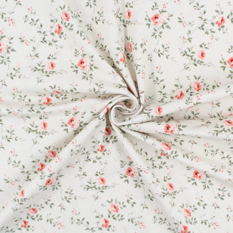 Jersey Stoff „Kleine Rosen“ - Stofftime