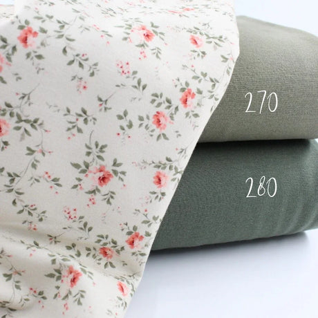 Jersey Stoff „Kleine Rosen“ - Stofftime