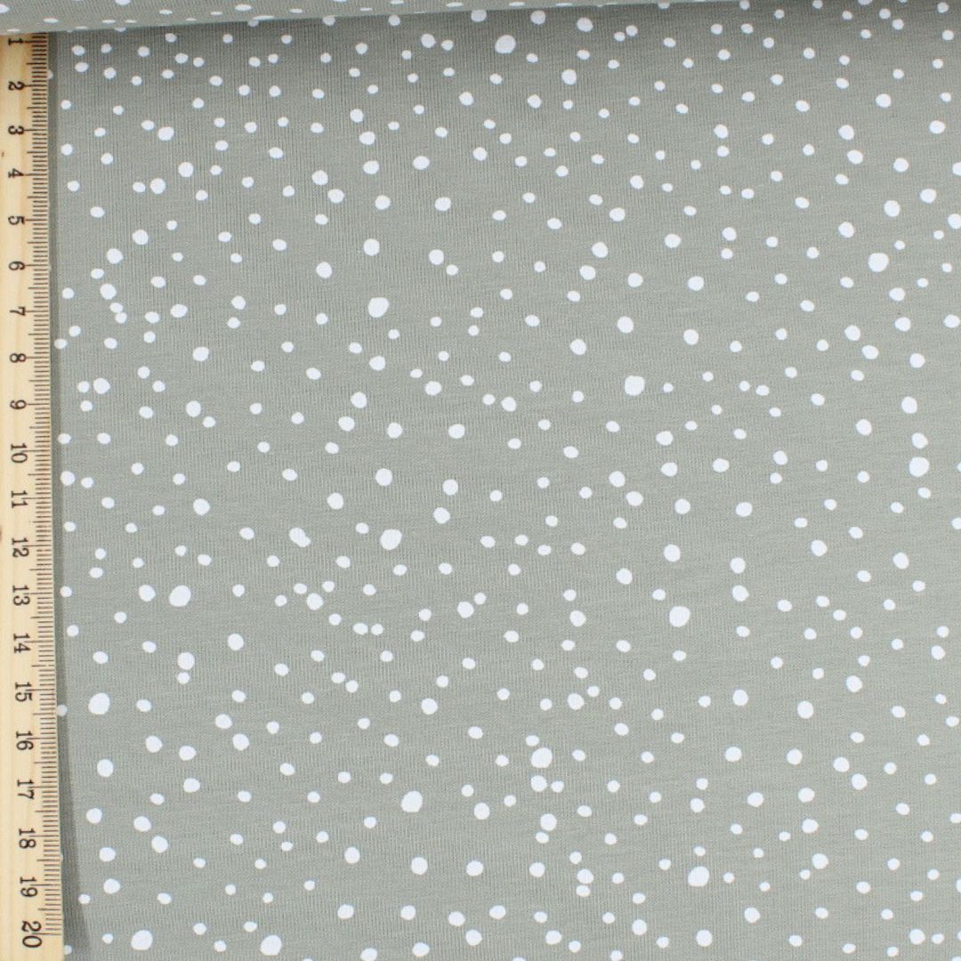 Jersey Stoff mit Punkten - Stofftime
