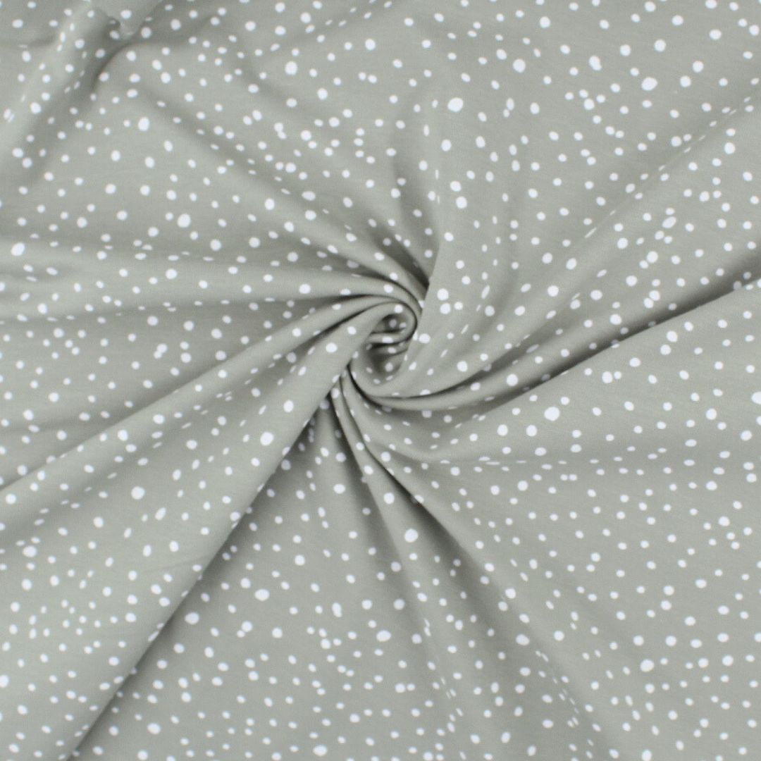 Jersey Stoff mit Punkten - Stofftime