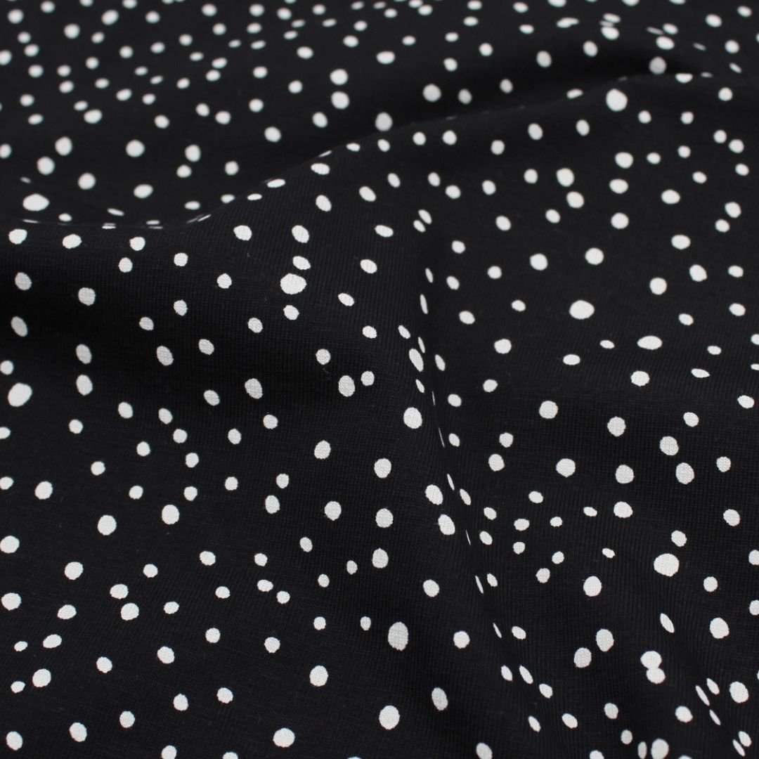 Jersey Stoff mit Punkten - Stofftime