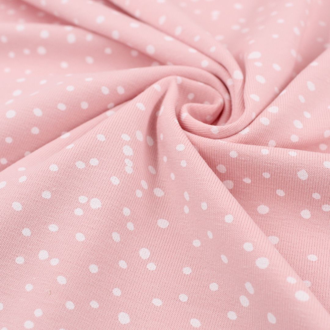 Jersey Stoff mit Punkten - Stofftime