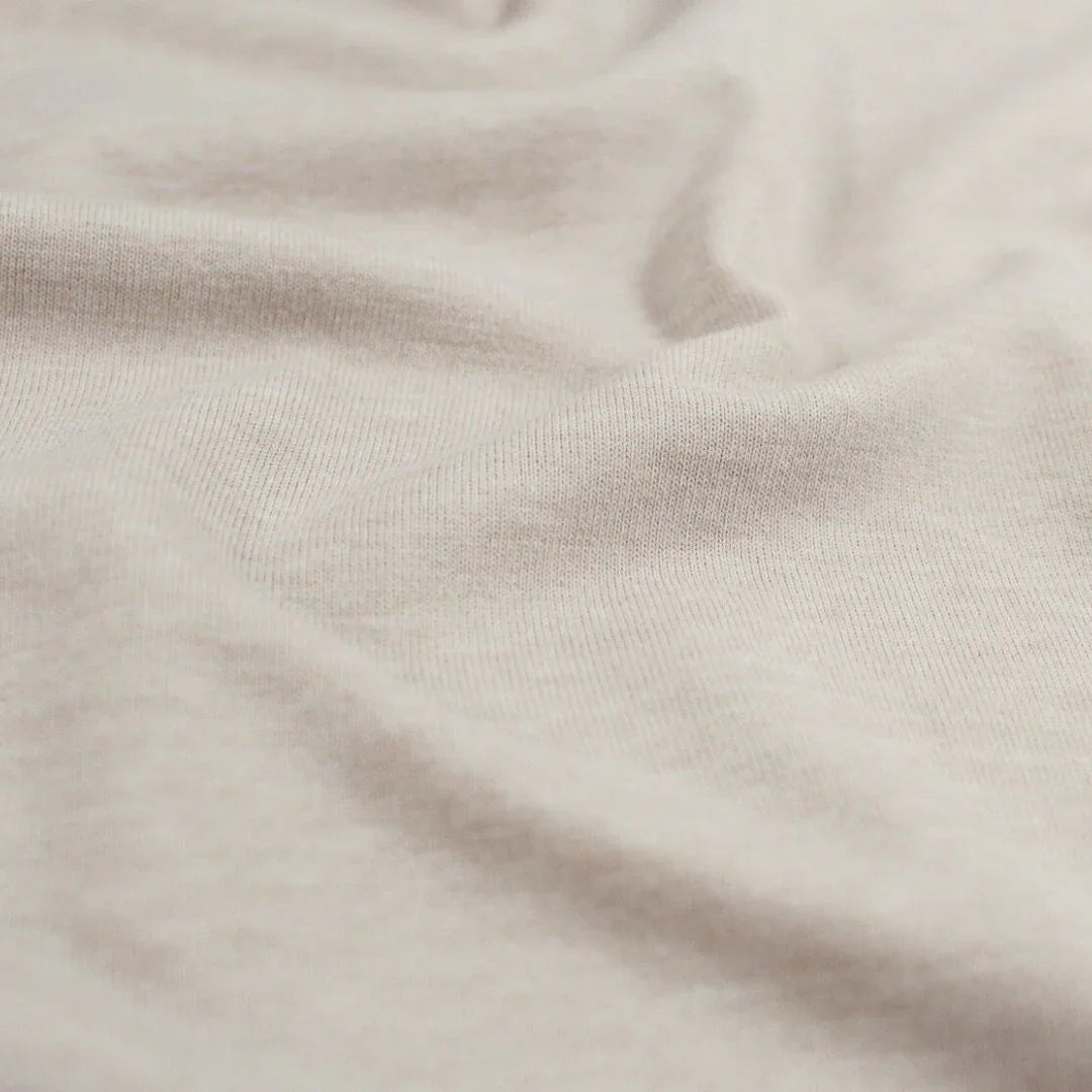 Jersey Uni | Sandbeige meliert Nr. 520 - Stofftime
