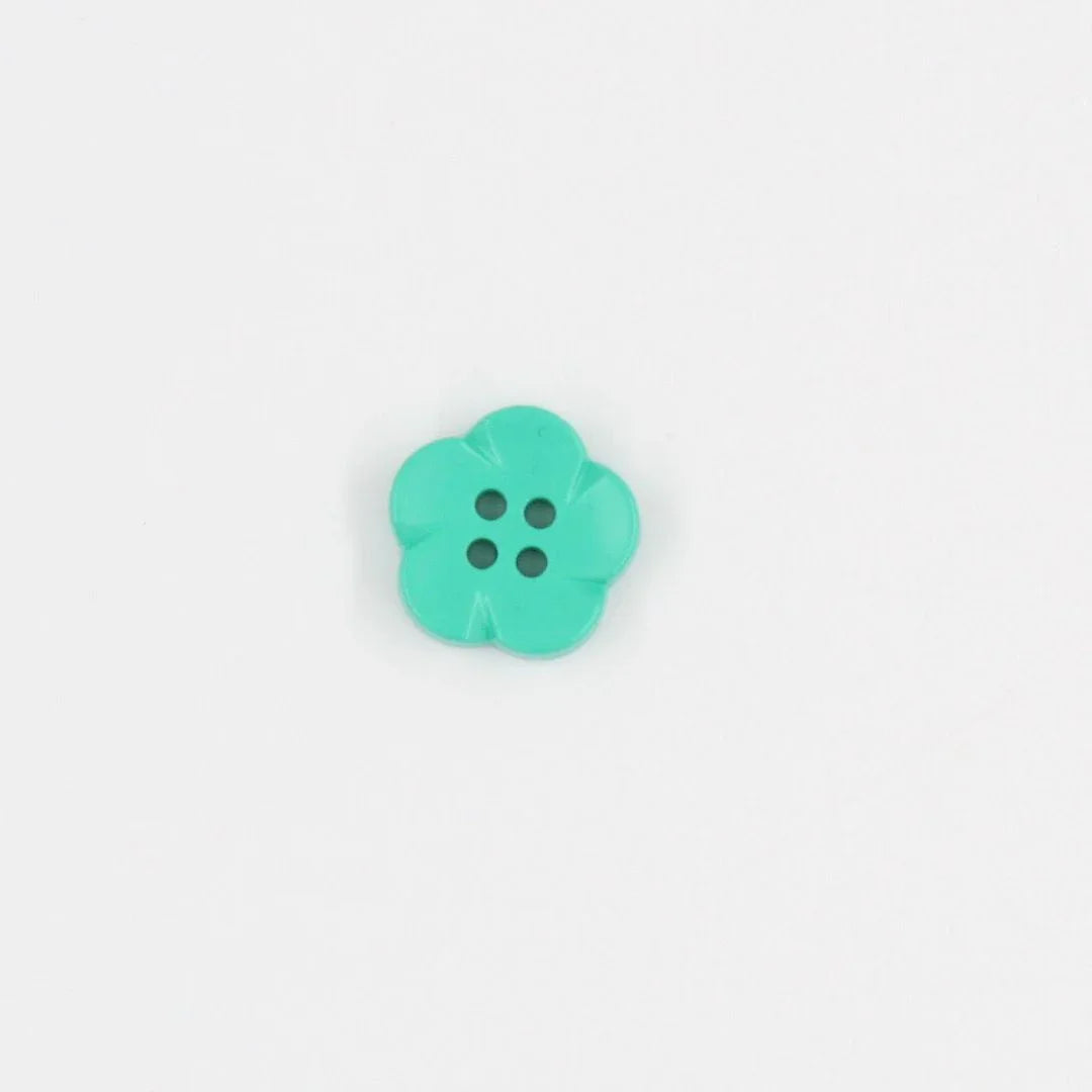 Kinderknopf Blumenform | 18 mm - Stofftime