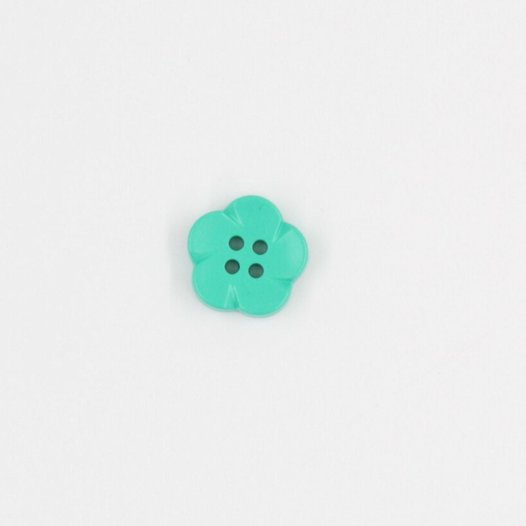 Kinderknopf Blumenform | 18 mm - Stofftime