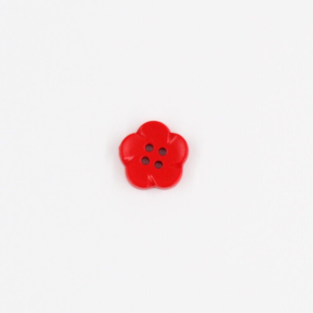 Kinderknopf Blumenform | 18 mm - Stofftime
