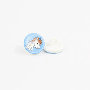 Kinderknopf Einhorn - Stofftime