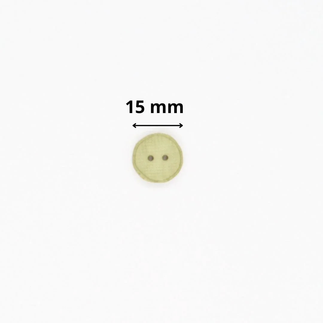 Knopf 15mm | Rund - Stofftime
