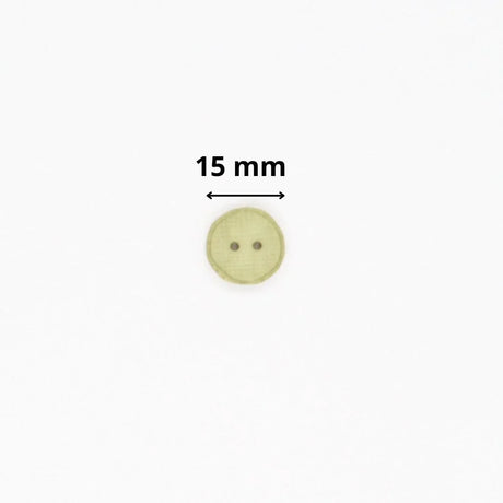 Knopf 15mm | Rund - Stofftime