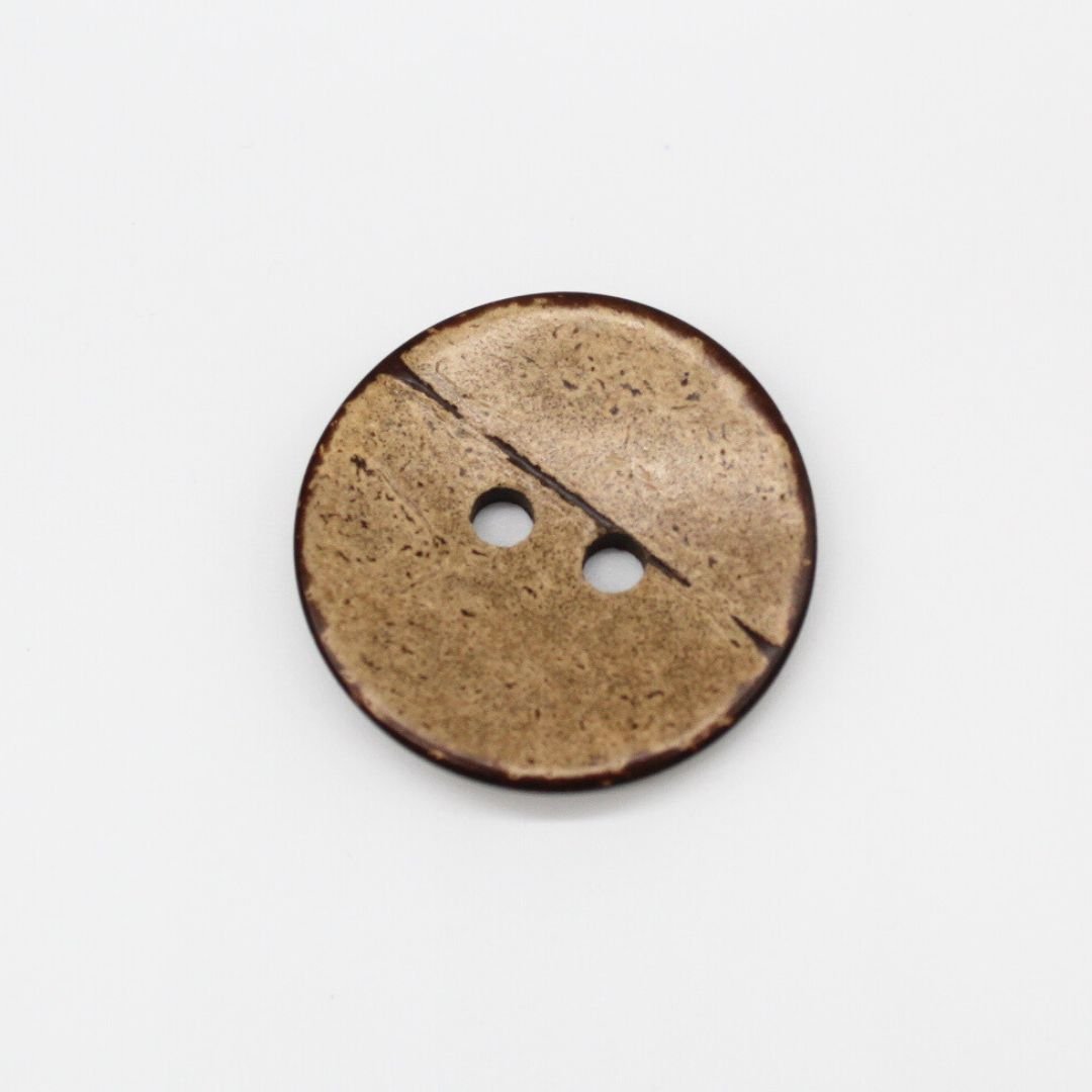Kokosknopf mit 2 Löchern | 40 mm - Stofftime