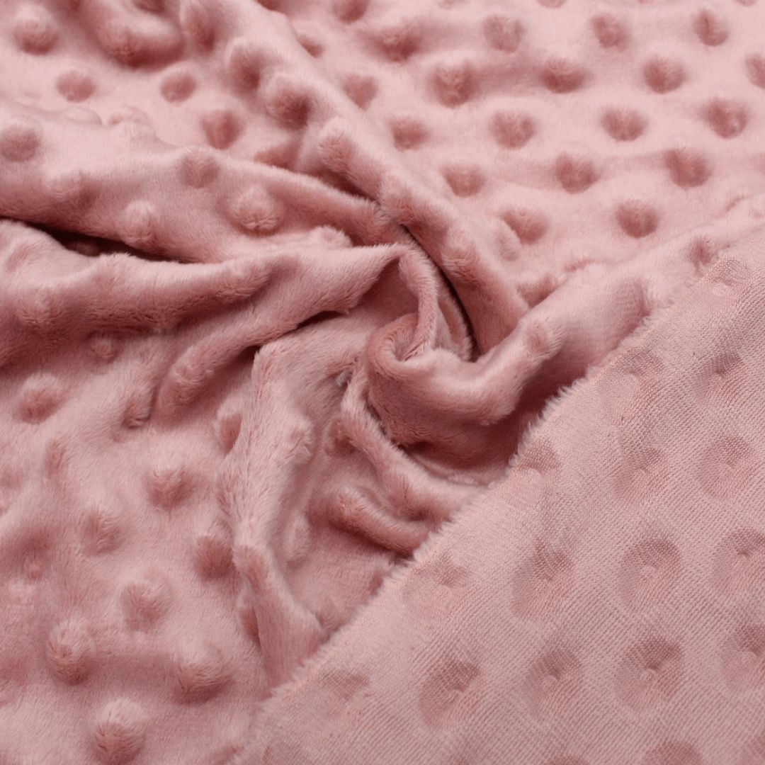Minky Fleece Stoff | Noppen - Stofftime