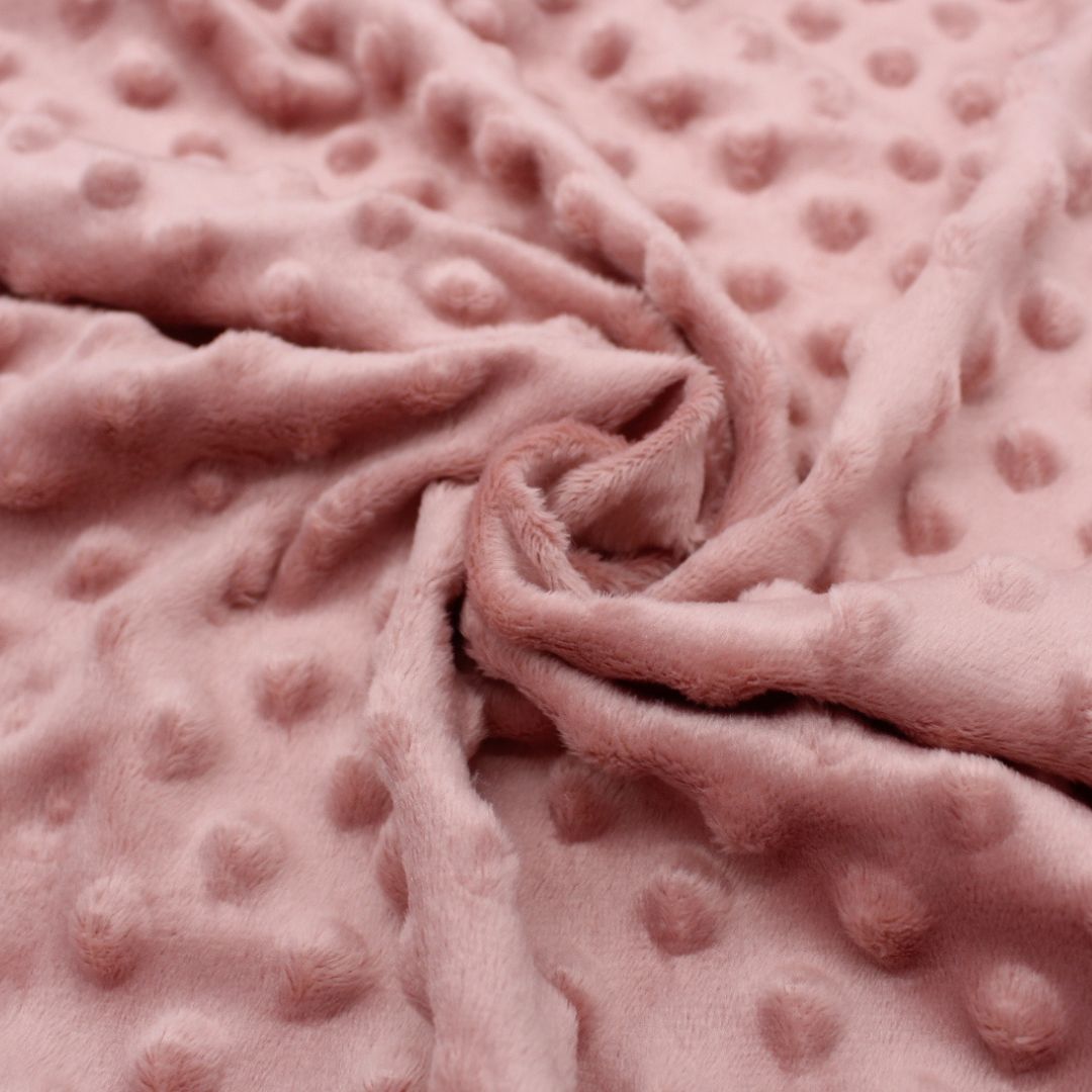 Minky Fleece Stoff | Noppen - Stofftime