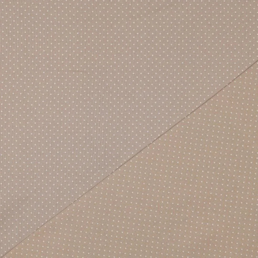 Popeline mit weißen Tupfen - Stofftime