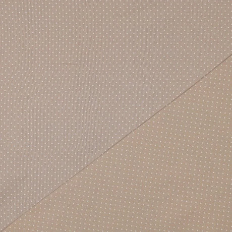Popeline mit weißen Tupfen - Stofftime