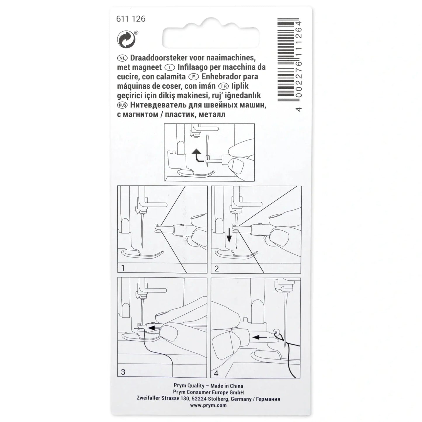 Prym Einfädler für Nähmaschine - Stofftime