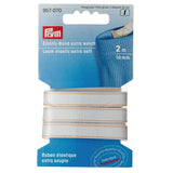 Prym Elastic - Band, extra weich, 2mx10mm | Weiß - Stofftime