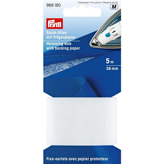 Prym Saum - Vlies mit Trägerpapier 30mm | Weiß - Stofftime