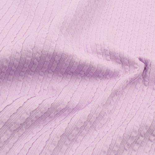 Rib Jacquard Stoff Uni - Stofftime