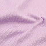 Rib Jacquard Stoff Uni - Stofftime