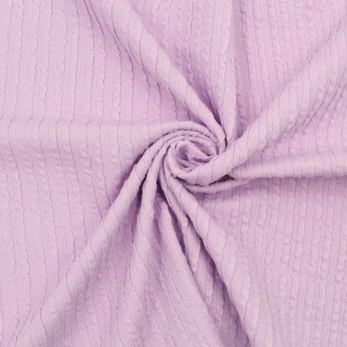 Rib Jacquard Stoff Uni - Stofftime
