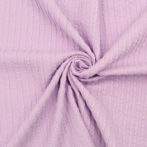 Rib Jacquard Stoff Uni - Stofftime