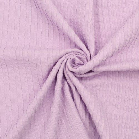 Rib Jacquard Stoff Uni - Stofftime
