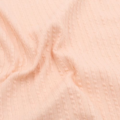 Rib Jacquard Stoff Uni - Stofftime