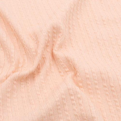 Rib Jacquard Stoff Uni - Stofftime