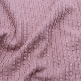 Rib Jacquard Stoff Uni - Stofftime