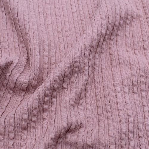 Rib Jacquard Stoff Uni - Stofftime