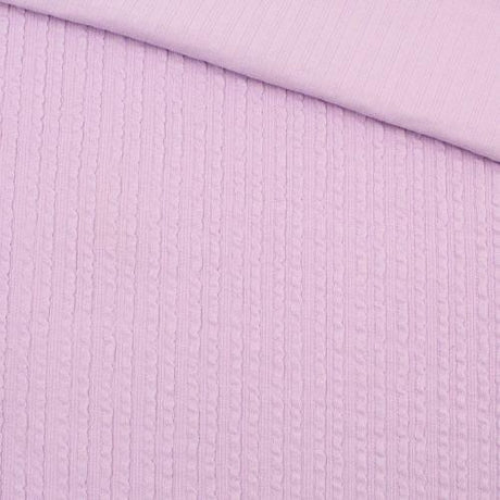 Rib Jacquard Stoff Uni - Stofftime