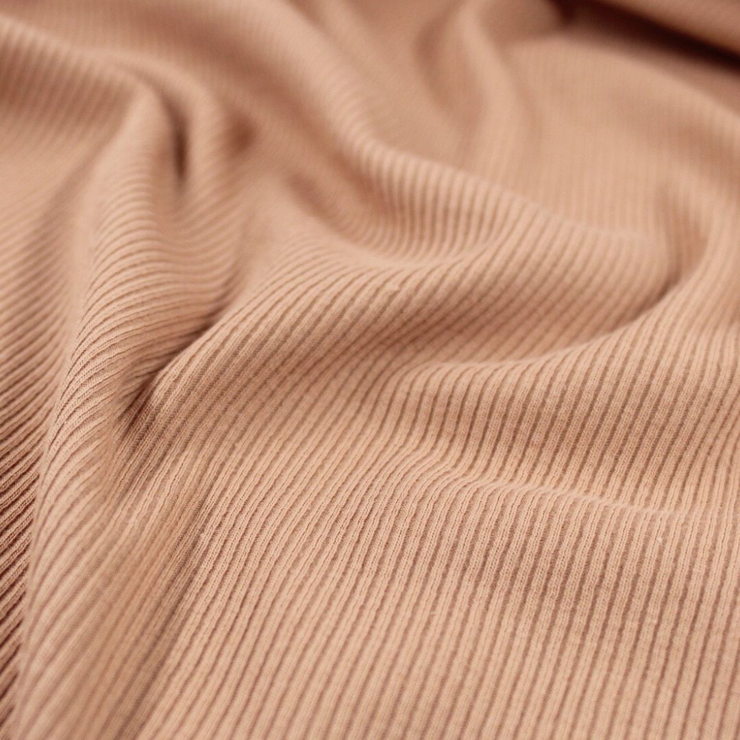 Rippenjersey Uni - Stofftime