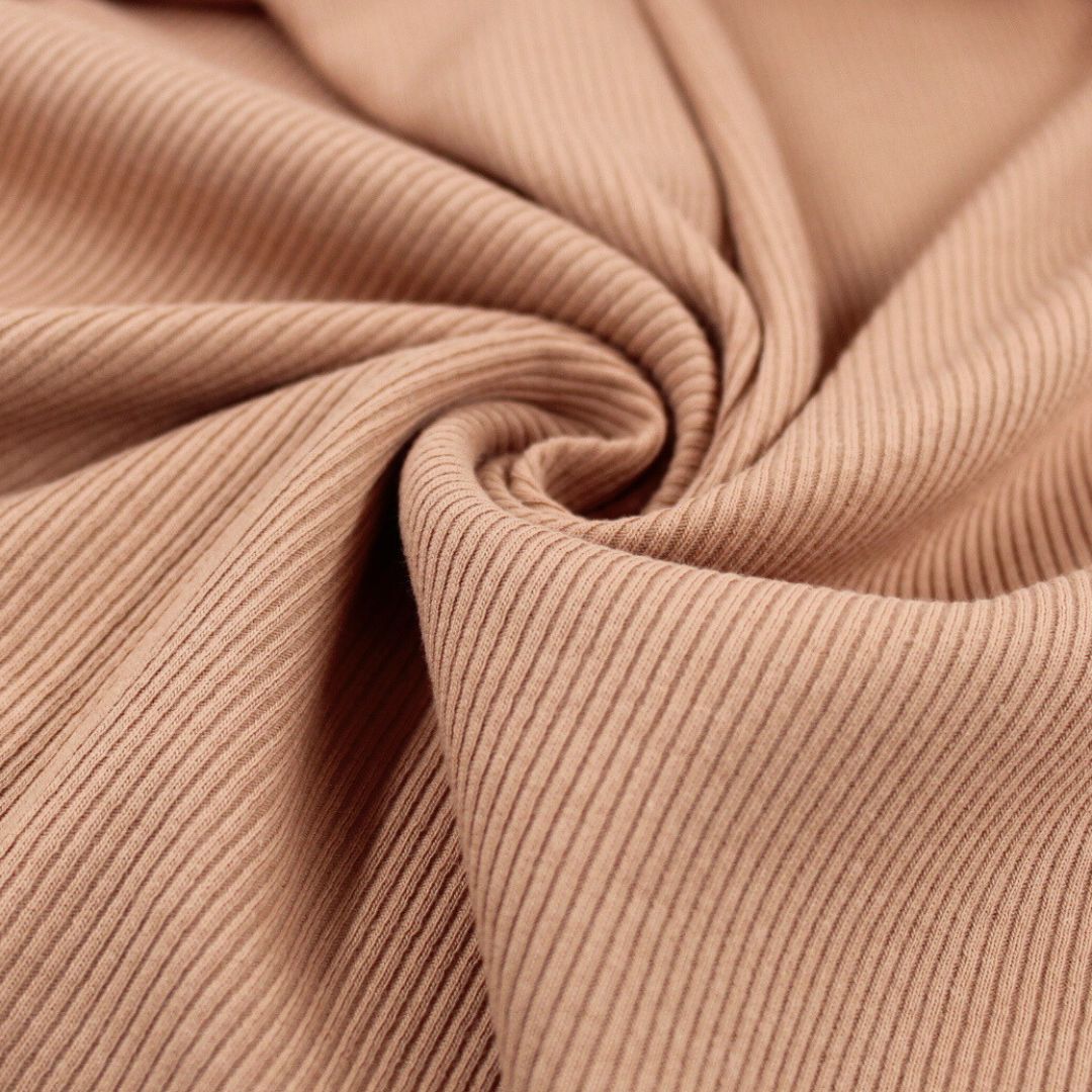 Rippenjersey Uni - Stofftime