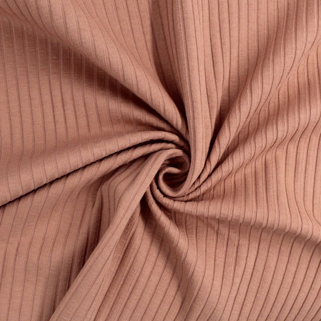 Rippjersey breite Rippen - Stofftime