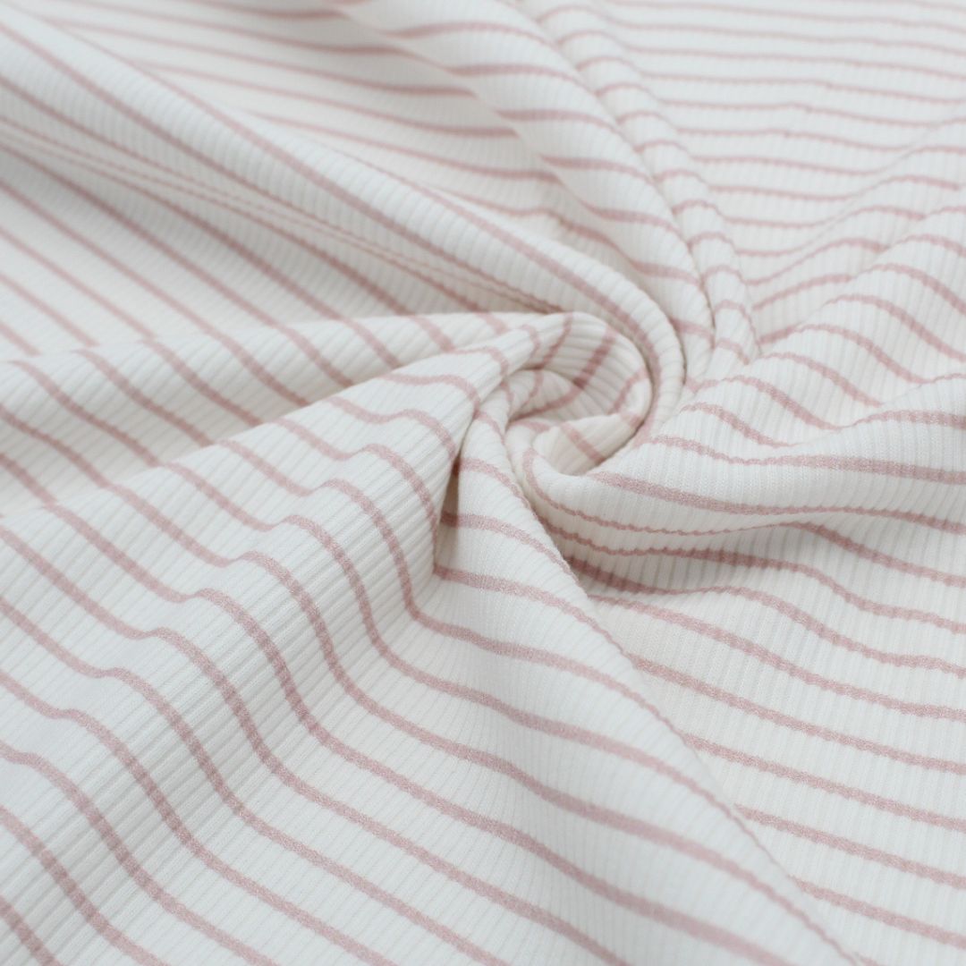 Rippjersey gestreift - Stofftime