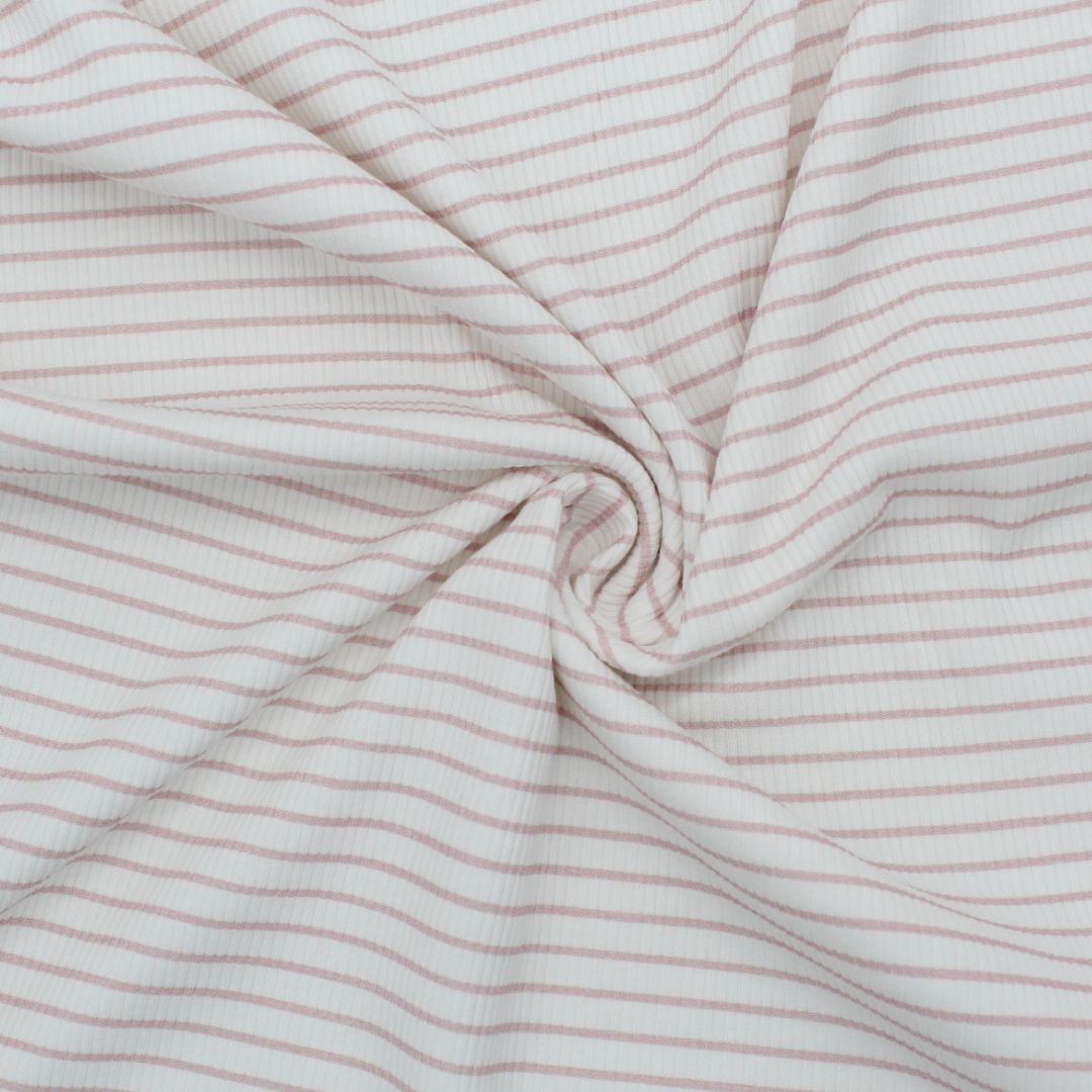 Rippjersey gestreift - Stofftime