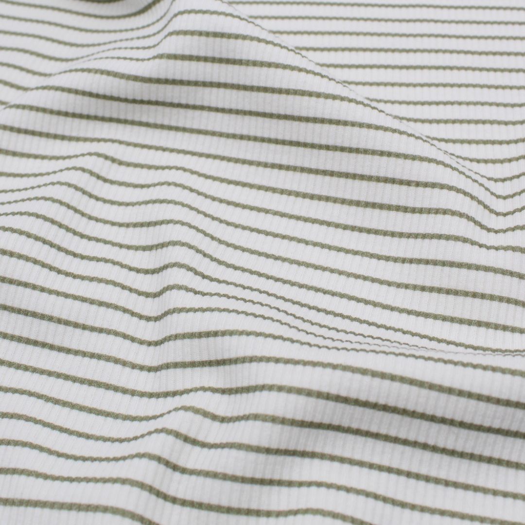 Rippjersey gestreift - Stofftime