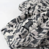 Satin Viskose Federn | Grau - Stofftime