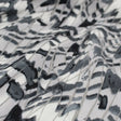 Satin Viskose Federn | Grau - Stofftime