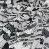 Satin Viskose Federn | Grau - Stofftime