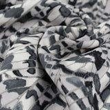 Satin Viskose Federn | Grau - Stofftime