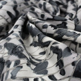 Satin Viskose Federn | Grau - Stofftime