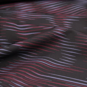 Sport und Badeanzugstoff Gradient Wellen | Lila - Stofftime